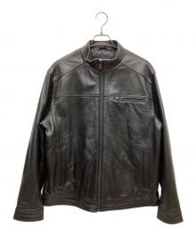 BOSTON HARBOUR（ボストンハーバー）の古着「レザージャケット」｜ブラック