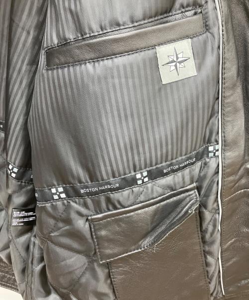BOSTON HARBOUR（ボストンハーバー）BOSTON HARBOUR (ボストンハーバー) レザージャケット ブラック サイズ:SIZE Lの古着・服飾アイテム