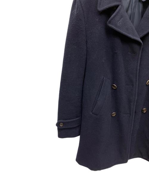 COMME des GARCONS HOMME PLUS（コムデギャルソンオムプリュス）COMME des GARCONS HOMME PLUS (コムデギャルソンオムプリュス) ウールコート ネイビー サイズ:Mの古着・服飾アイテム