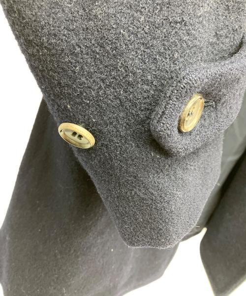 COMME des GARCONS HOMME PLUS（コムデギャルソンオムプリュス）COMME des GARCONS HOMME PLUS (コムデギャルソンオムプリュス) ウールコート ネイビー サイズ:Mの古着・服飾アイテム
