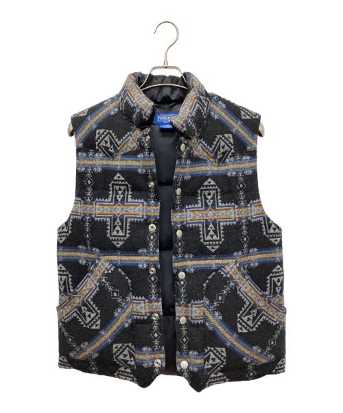 PENDLETON（ペンドルトン）PENDLETON (ペンドルトン) ダウンベスト ブラック サイズ:SIZE Mの古着・服飾アイテム