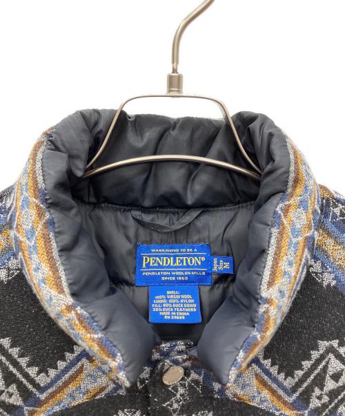PENDLETON（ペンドルトン）PENDLETON (ペンドルトン) ダウンベスト ブラック サイズ:SIZE Mの古着・服飾アイテム