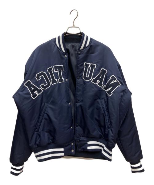 NAUTICA（ノーティカ）NAUTICA (ノーティカ) スタジャン ネイビー サイズ:SIZE Mの古着・服飾アイテム