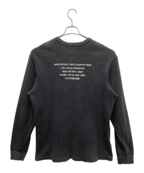 SUPREME（シュプリーム）SUPREME (シュプリーム) 長袖カットソー ブラック サイズ:Mの古着・服飾アイテム