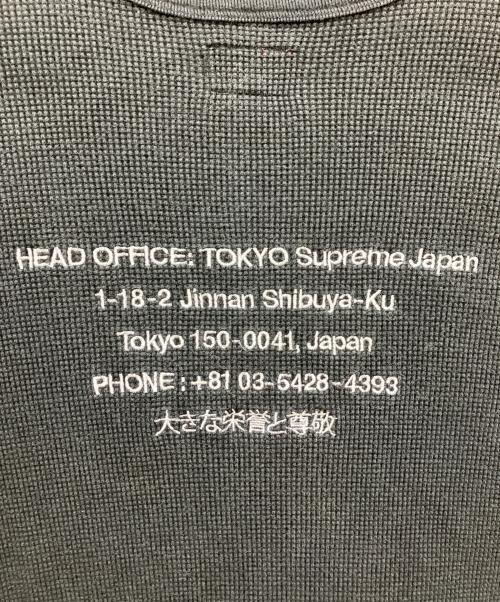 SUPREME（シュプリーム）SUPREME (シュプリーム) 長袖カットソー ブラック サイズ:Mの古着・服飾アイテム