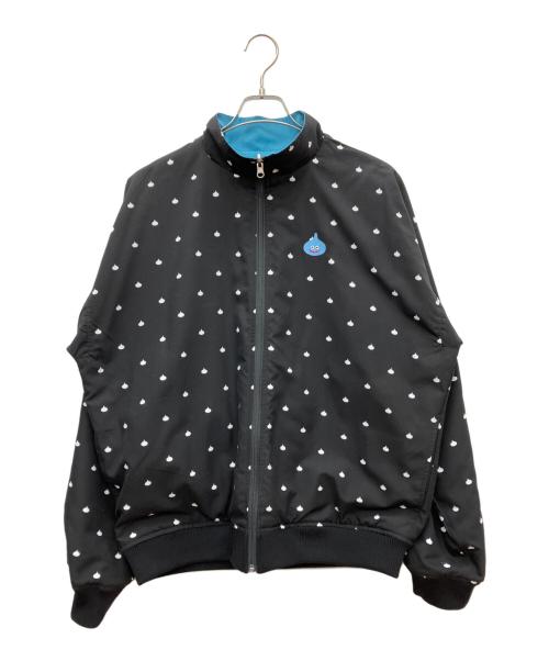 graniph（グラニフ）graniph (グラニフ) ドラゴンクエスト (ドラゴンクエスト) ジップジャケット ブラック×ブルー サイズ:SIZE Mの古着・服飾アイテム