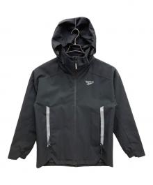REEBOK（リーボック）の古着「フーデッドシェルジャケット」｜ブラック