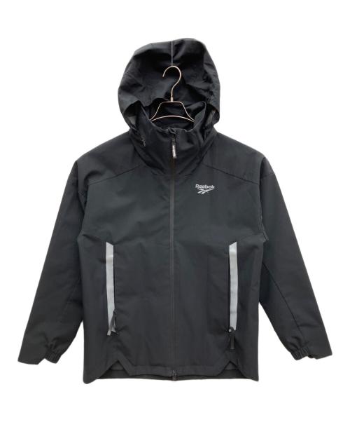 REEBOK（リーボック）REEBOK (リーボック) フーデッドシェルジャケット ブラック サイズ:Mの古着・服飾アイテム