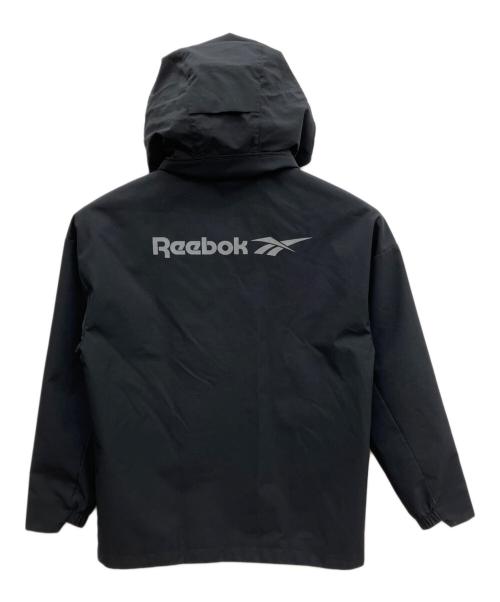 REEBOK（リーボック）REEBOK (リーボック) フーデッドシェルジャケット ブラック サイズ:Mの古着・服飾アイテム