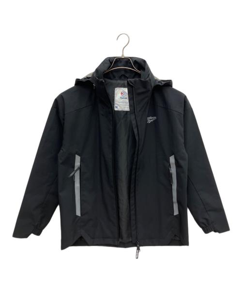 REEBOK（リーボック）REEBOK (リーボック) フーデッドシェルジャケット ブラック サイズ:Mの古着・服飾アイテム