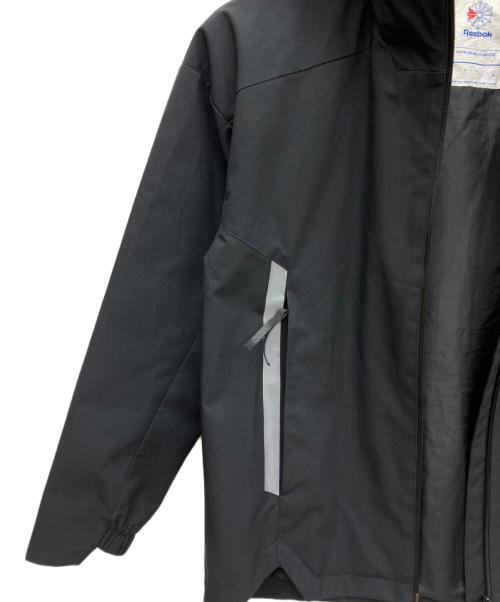 REEBOK（リーボック）REEBOK (リーボック) フーデッドシェルジャケット ブラック サイズ:Mの古着・服飾アイテム