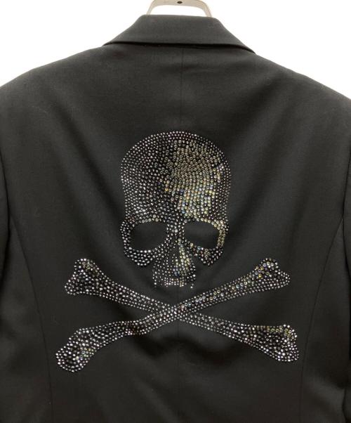 Roen（ロエン）Roen (ロエン) スワロフスキースカルジャケット ブラック サイズ:SIZE 44の古着・服飾アイテム
