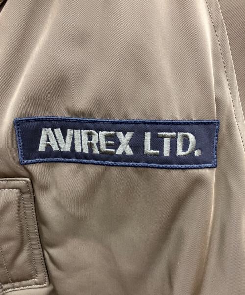 AVIREX（アヴィレックス）AVIREX (アヴィレックス) フライトジャケット カーキ サイズ:Lの古着・服飾アイテム