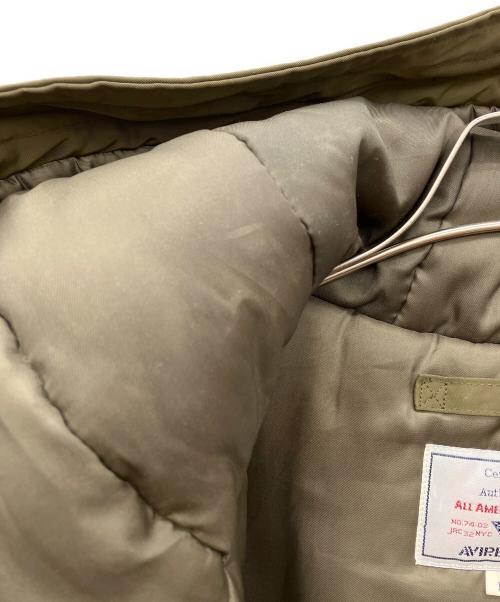 AVIREX（アヴィレックス）AVIREX (アヴィレックス) フライトジャケット カーキ サイズ:Lの古着・服飾アイテム