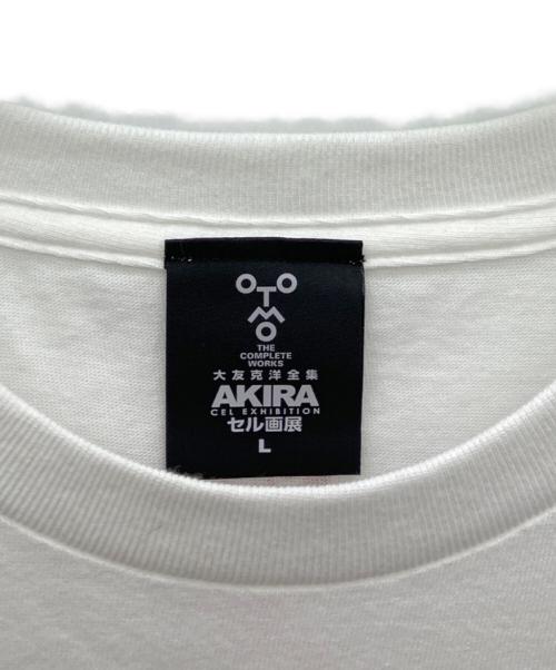 AKIRA（アキラ）AKIRA (アキラ) 大友克洋セル画展Tシャツ ホワイト サイズ:Ｌの古着・服飾アイテム