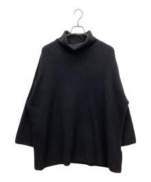 Spick and Span（スピック＆スパン）の古着「ラムウールチュニックタートルニット」｜ブラック