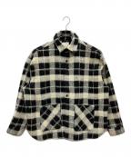 DANKE SCHONダンケ シェーン）の古着「長袖シャツ」｜ブラック×ホワイト