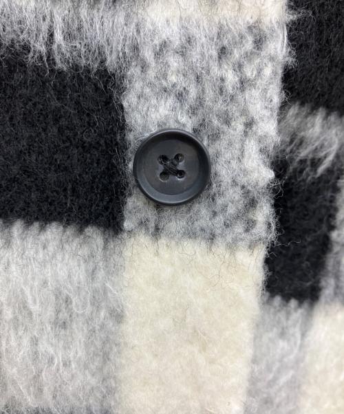 DANKE SCHON（ダンケ シェーン）DANKE SCHON (ダンケ シェーン) 長袖シャツ ブラック×ホワイト サイズ:Fの古着・服飾アイテム