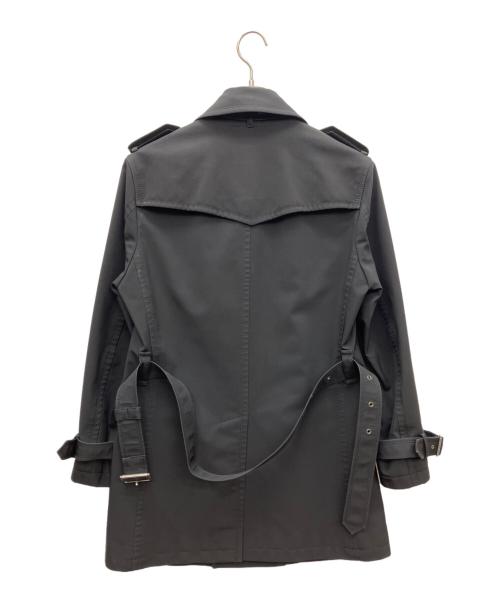 BURBERRY BLACK LABEL（バーバリーブラックレーベル）BURBERRY BLACK LABEL (バーバリーブラックレーベル) トレンチコート ブラック サイズ:Mの古着・服飾アイテム