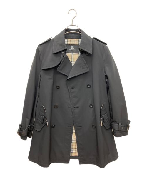 BURBERRY BLACK LABEL（バーバリーブラックレーベル）BURBERRY BLACK LABEL (バーバリーブラックレーベル) トレンチコート ブラック サイズ:Mの古着・服飾アイテム