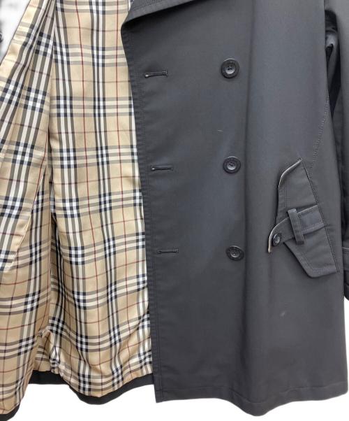 BURBERRY BLACK LABEL（バーバリーブラックレーベル）BURBERRY BLACK LABEL (バーバリーブラックレーベル) トレンチコート ブラック サイズ:Mの古着・服飾アイテム