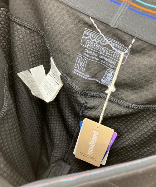 Patagonia（パタゴニア）Patagonia (パタゴニア) キャプリーンミッドウェイトボトム ブラック サイズ:M 未使用品の古着・服飾アイテム