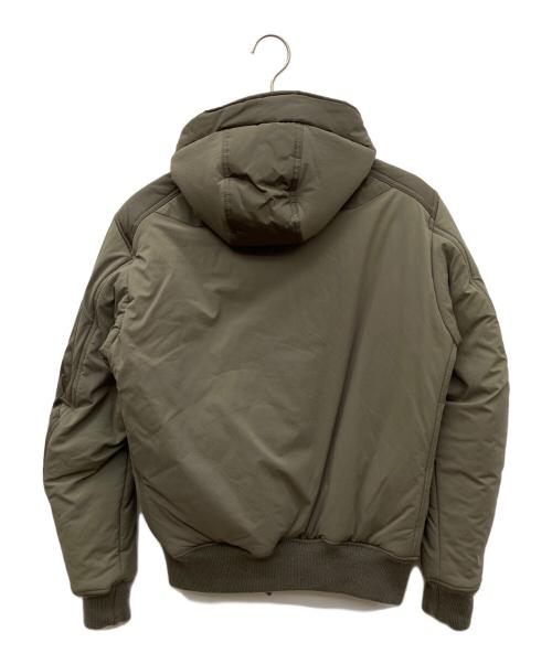 AVIREX（アヴィレックス）AVIREX (アヴィレックス) ミックスファブリックボンバージャケット カーキ サイズ:SIZE Mの古着・服飾アイテム