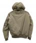 AVIREX (アヴィレックス) ミックスファブリックボンバージャケット カーキ サイズ:SIZE M：5000円