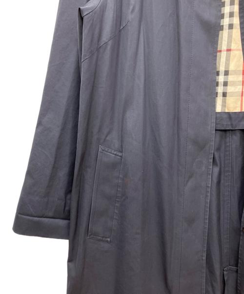 BURBERRY LONDON（バーバリーロンドン）BURBERRY LONDON (バーバリーロンドン) ステンカラーコート ネイビー サイズ:40の古着・服飾アイテム