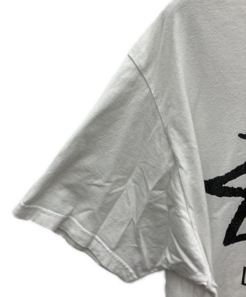 stussy（ステューシー）stussy (ステューシー) ロゴTシャツ ホワイト サイズ:Ｌの古着・服飾アイテム