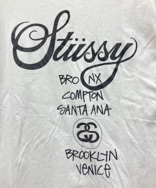 stussy（ステューシー）stussy (ステューシー) ロゴTシャツ ホワイト サイズ:Ｌの古着・服飾アイテム