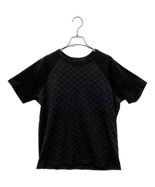 LOUIS VUITTON（ルイ ヴィトン）LOUIS VUITTON (ルイ ヴィトン) ダミエ 半袖Tシャツ ブラック サイズ:SIZE Sの古着・服飾アイテム