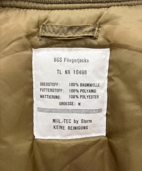 ノーブランド（ノーブランド）ノーブランド (ノーブランド) BGS Fliegerjacke ブラウン サイズ:Mの古着・服飾アイテム