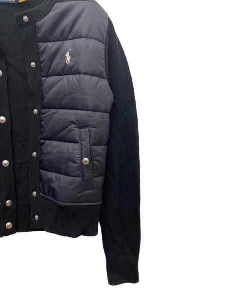POLO RALPH LAUREN（ポロ・ラルフローレン）POLO RALPH LAUREN (ポロ・ラルフローレン) 中綿切替ジャケット ブラック サイズ:XSの古着・服飾アイテム