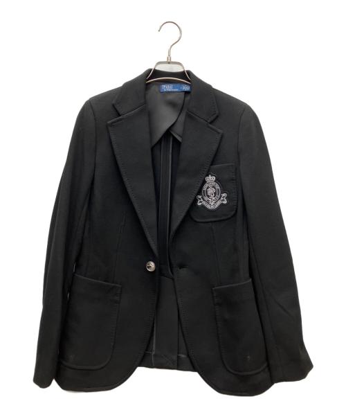 POLO RALPH LAUREN（ポロ・ラルフローレン）POLO RALPH LAUREN (ポロ・ラルフローレン) ブレザー ブラック サイズ:SIZE 2の古着・服飾アイテム