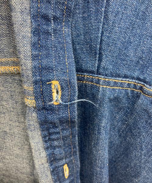 POLO RALPH LAUREN（ポロ・ラルフローレン）POLO RALPH LAUREN (ポロ・ラルフローレン) デニム半袖ワンピース インディゴの古着・服飾アイテム