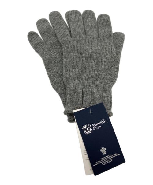JOHNSTONS OF ELGIN（ジョンストンズオブエルガン）JOHNSTONS OF ELGIN (ジョンストンズオブエルガン) 手袋 グレー 未使用品の古着・服飾アイテム