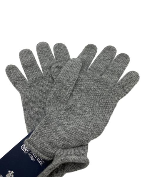 JOHNSTONS OF ELGIN（ジョンストンズオブエルガン）JOHNSTONS OF ELGIN (ジョンストンズオブエルガン) 手袋 グレー 未使用品の古着・服飾アイテム