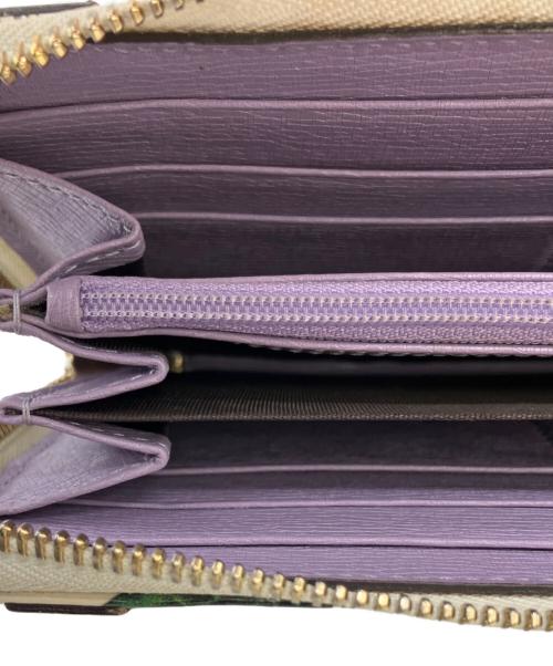 GUCCI（グッチ）GUCCI (グッチ) ラウンドファスナー長財布 ベージュの古着・服飾アイテム