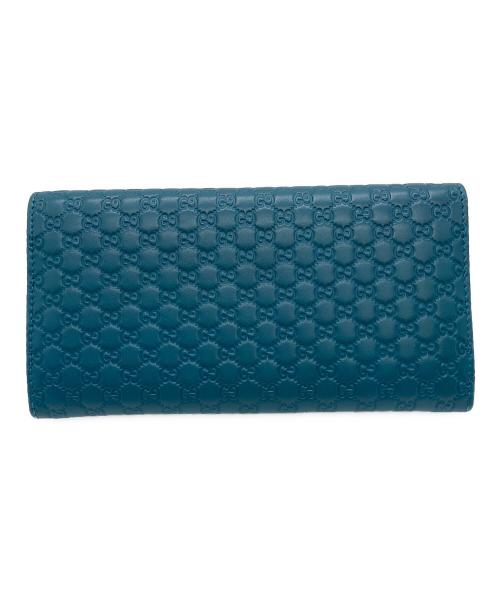 GUCCI（グッチ）GUCCI (グッチ) グッチシマ 長財布 グリーンの古着・服飾アイテム