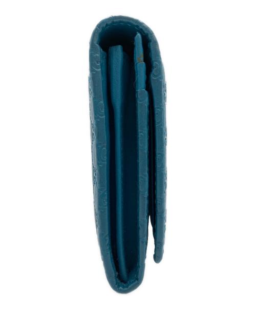 GUCCI（グッチ）GUCCI (グッチ) グッチシマ 長財布 グリーンの古着・服飾アイテム