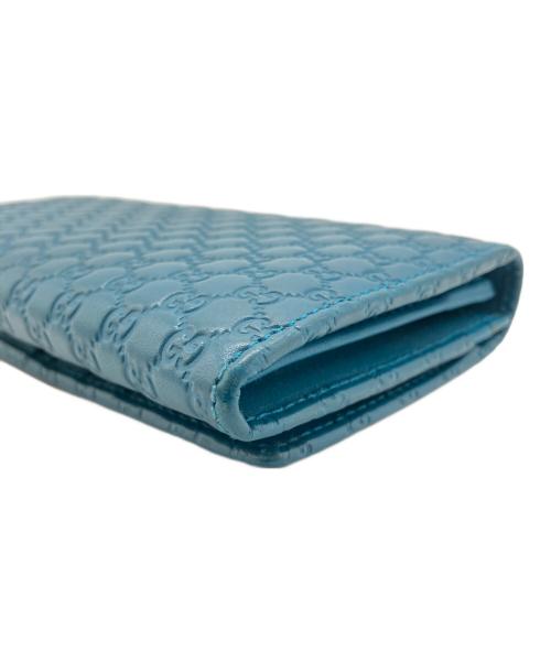 GUCCI（グッチ）GUCCI (グッチ) グッチシマ 長財布 グリーンの古着・服飾アイテム