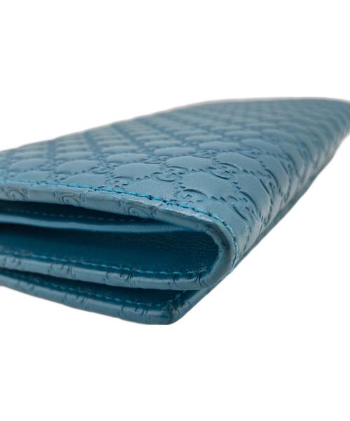 GUCCI（グッチ）GUCCI (グッチ) グッチシマ 長財布 グリーンの古着・服飾アイテム