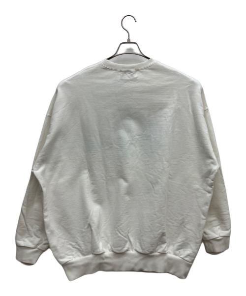 KEBOZ（ケボズ）KEBOZ (ケボズ) スウェット ホワイト サイズ:Lの古着・服飾アイテム