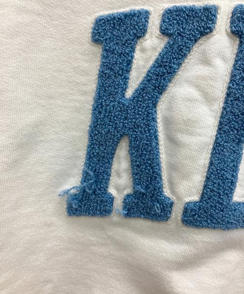 KEBOZ（ケボズ）KEBOZ (ケボズ) スウェット ホワイト サイズ:Lの古着・服飾アイテム