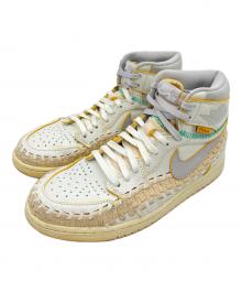 NIKE×UNION LA×Bephies Beauty Supply（ナイキ×ユニオン ロサンゼルス×ビフィーズ ビューティ サプライ）の古着「AIR JORDAN1 "Summer '96"」｜セイル/ウルフグレー/モスリン/ペールバ