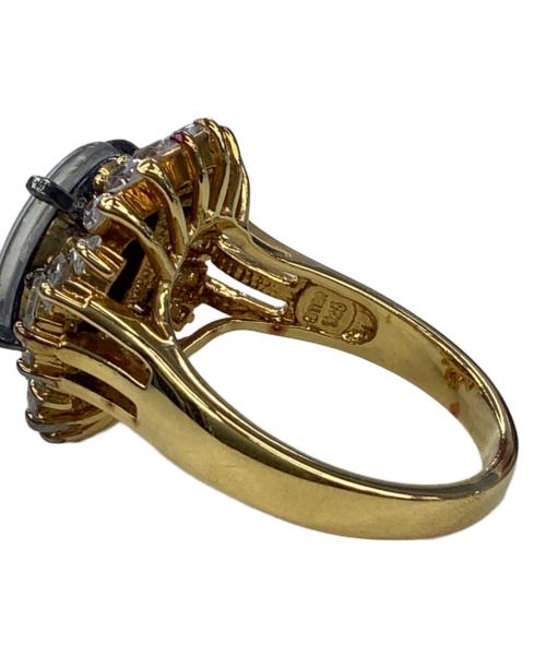 スターリングシルバー（スターリングシルバー）スターリングシルバー (スターリングシルバー) リング ゴールド サイズ:15号の古着・服飾アイテム