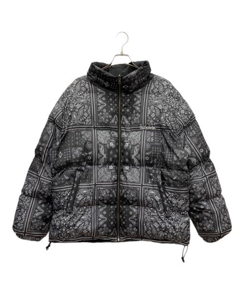 SUBCIETY（サブサエティ）SUBCIETY (サブサエティ) リバーシブル中綿ジャケット ブラック×ホワイト サイズ:記載なしの古着・服飾アイテム