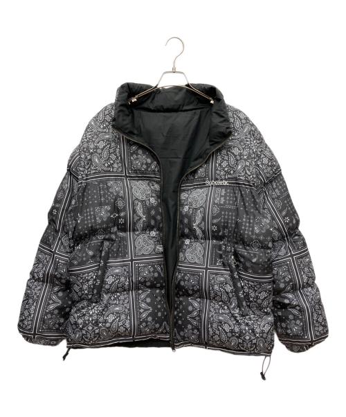 SUBCIETY（サブサエティ）SUBCIETY (サブサエティ) リバーシブル中綿ジャケット ブラック×ホワイト サイズ:記載なしの古着・服飾アイテム