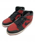 NIKEナイキ）の古着「AIR JORDAN1 MID」｜レッド×ブラック